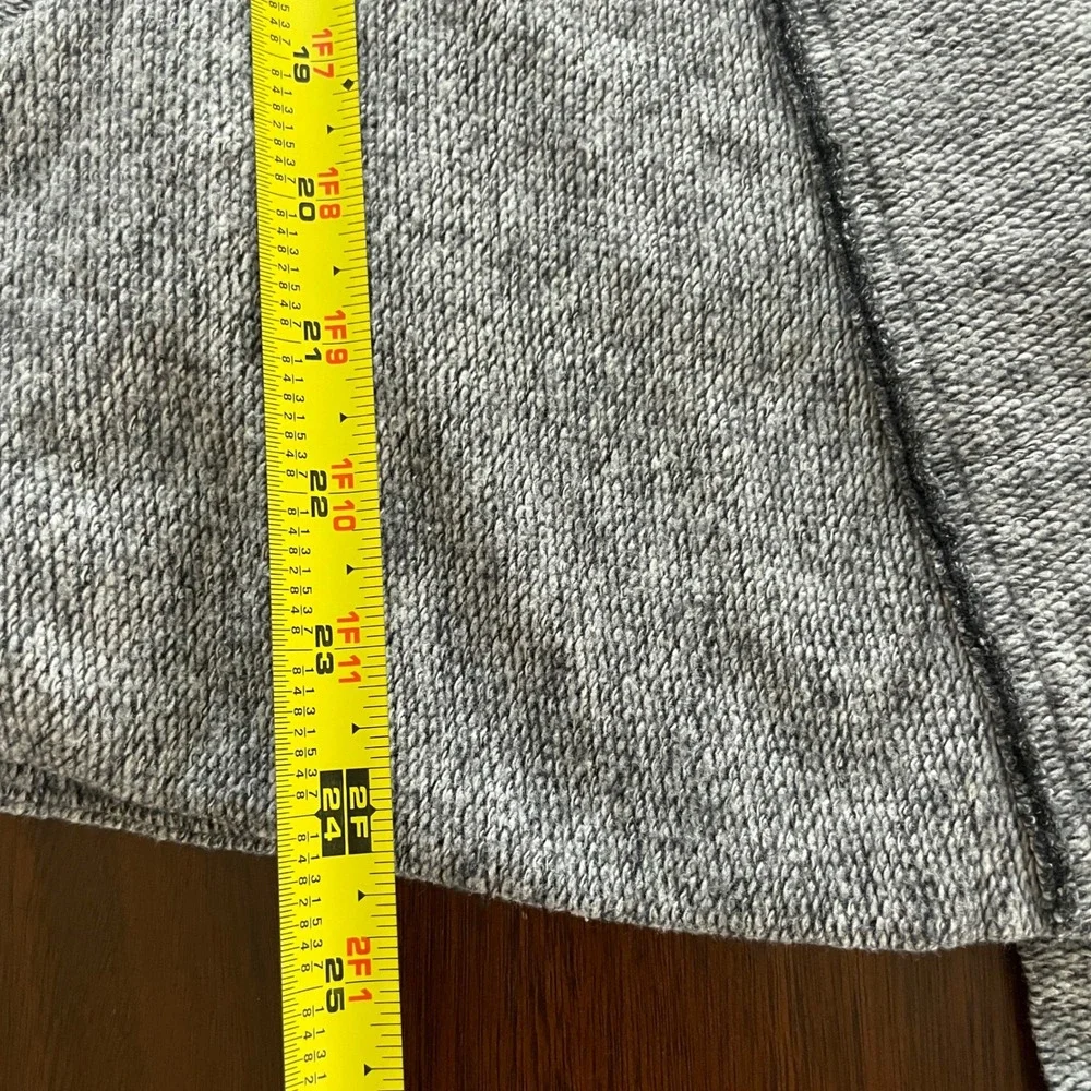 Kuhl Cardigan Sweater Womens Medium Gray Open Front Draped Knit Gorpcore